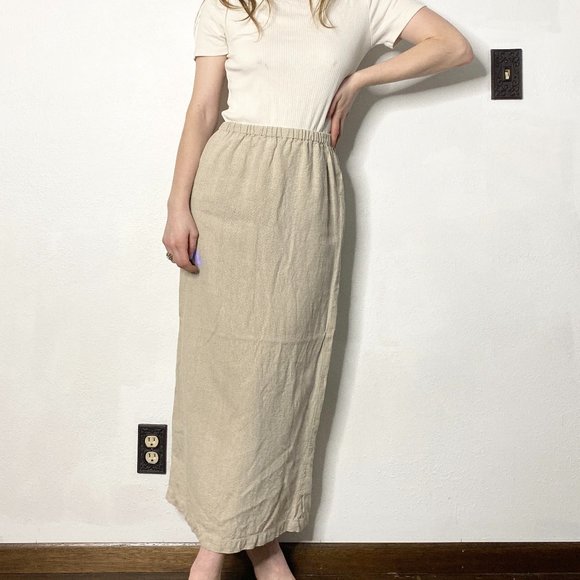 Eileen Fisher Linen Maxi Skirt - Picture 10 of 13